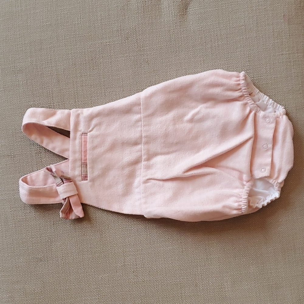 Dondolo Pink One Piece Overalls | Adjustable Button Straps | 12M